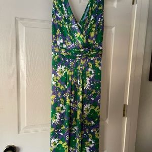 Colorful knee length dress